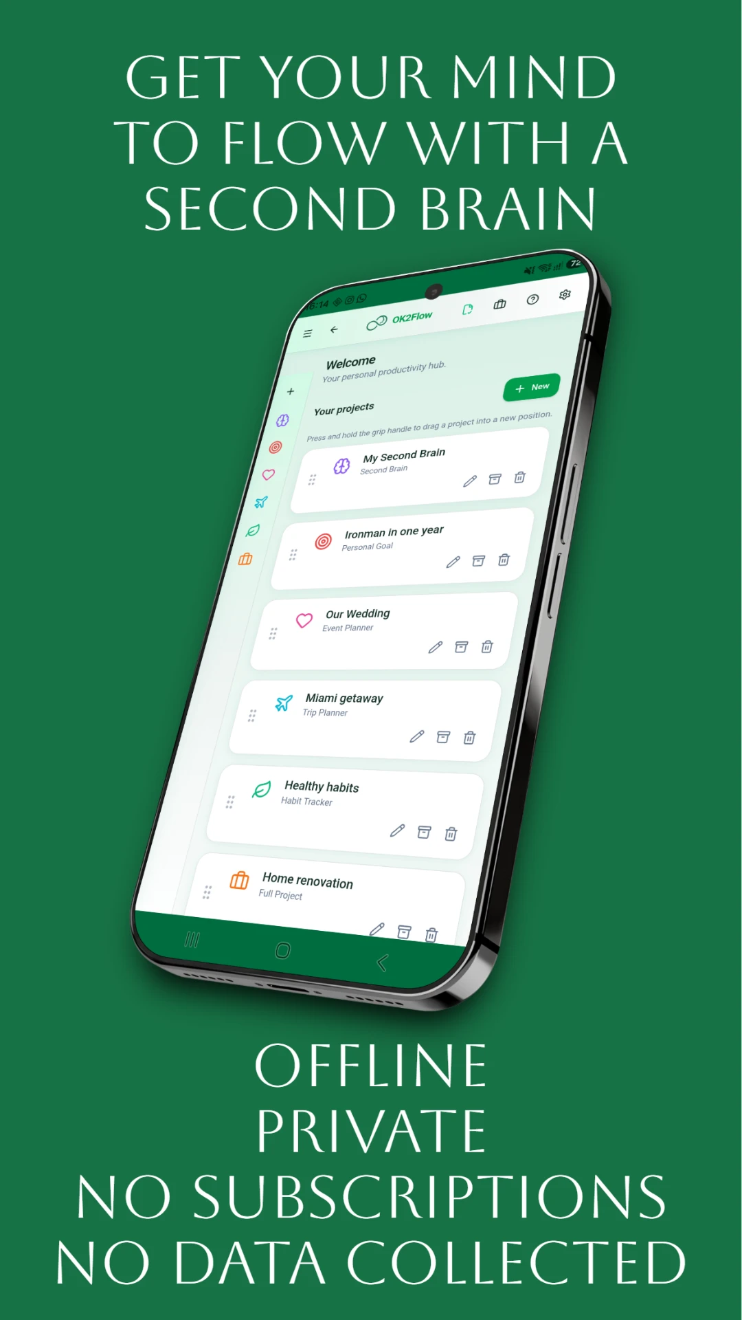 OK2Flow app screenshot 1