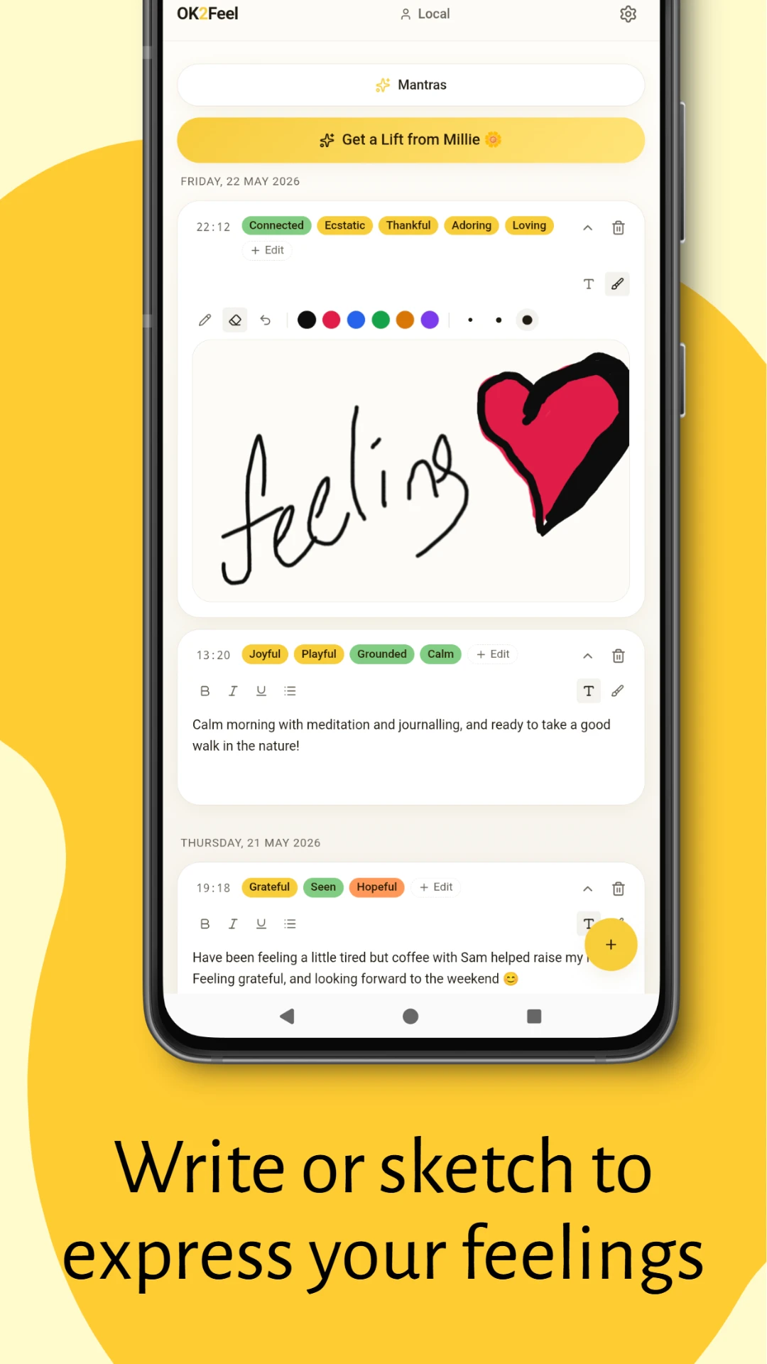 OK2Feel app screenshot 5