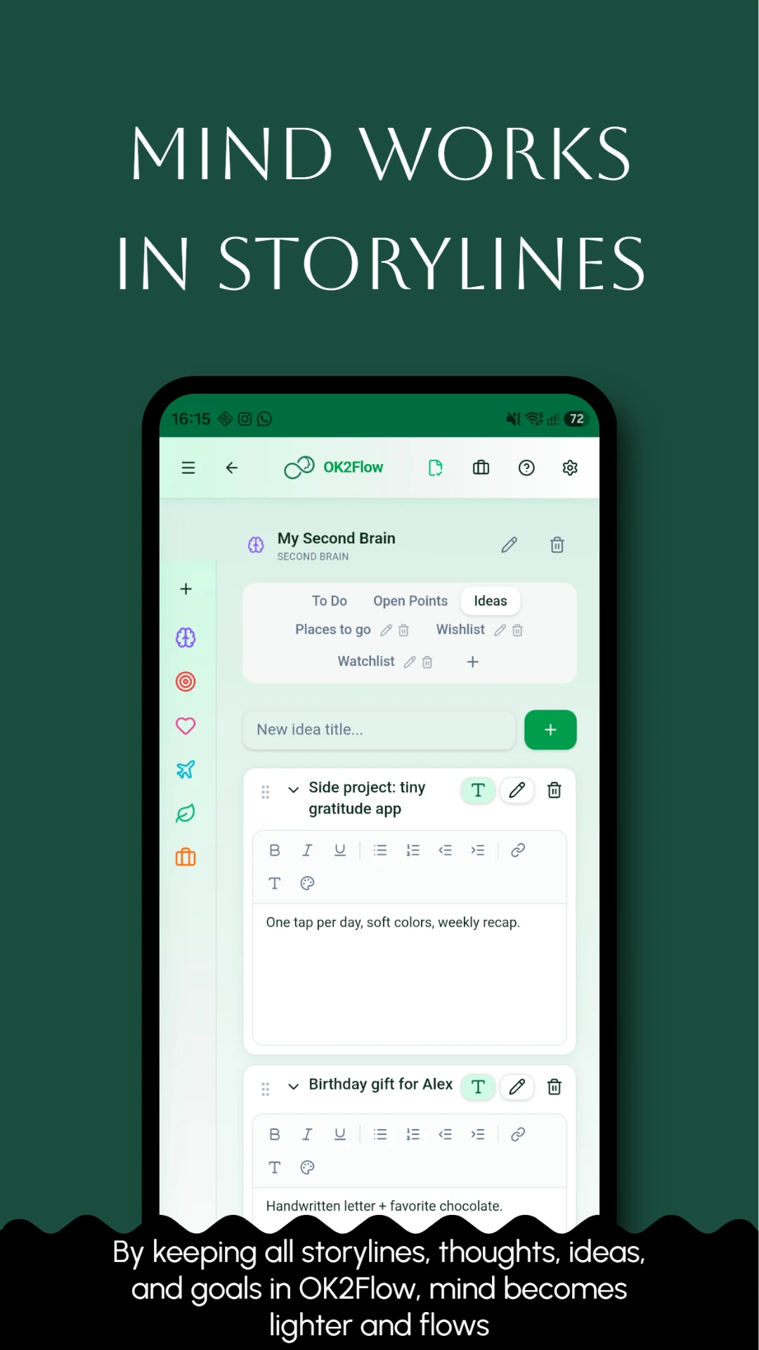 OK2Flow app screenshot 2