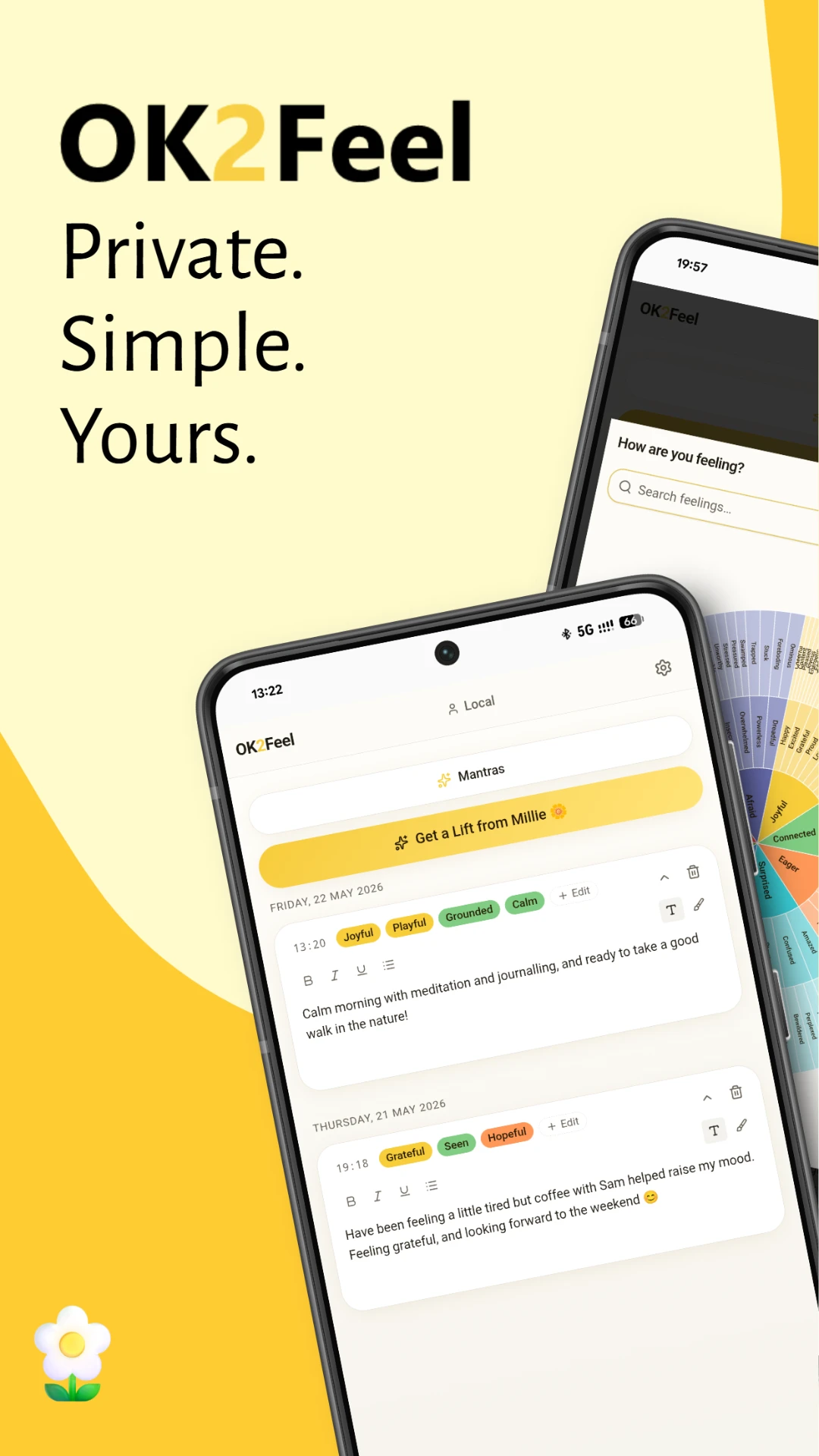 OK2Feel app screenshot 1